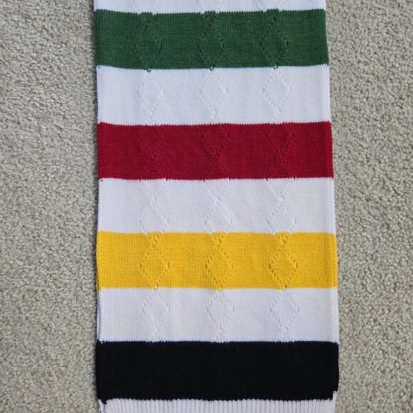 Pendleton Hudson's Bay Stripe Knit Scarf Merino Wool - Picture 5 of 10